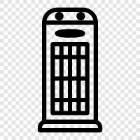 furnace, air conditioner, room heater, portable heater icon svg