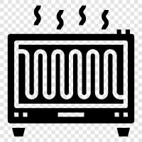 furnace, heater core, gas heater, electric heater icon svg