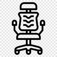 furniture, office, chair, office chair icon svg