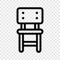 furniture, office, office chair, ergonomic icon svg