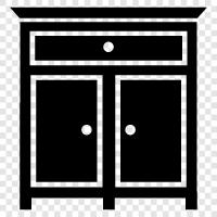 furniture, wooden, cupboard door, kitchen icon svg