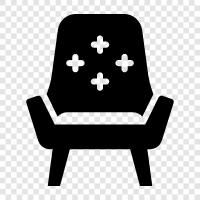 furniture, living room, comfortable, home icon svg