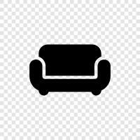 furniture, sofa, beds, couches icon svg