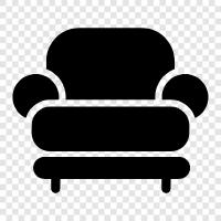 furniture, office chair, office supplies, ergonomic chair icon svg