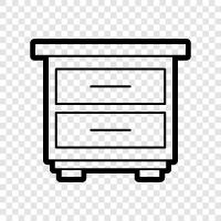 furniture, cabinet, dresser, storage icon svg