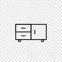 furniture, cabinets, cabinet, home icon svg