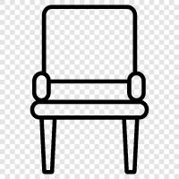 Furniture, Seating, Home, Living icon svg