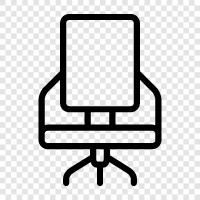 Furniture, Office, Chairs, Home icon svg