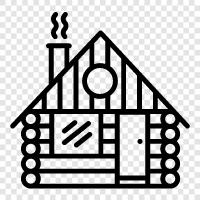 Möbel, Design, Holz, Haus symbol