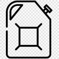 gallon of water, gallon of gasoline, gallon of milk, gallon of gas icon svg