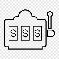 gambling, gambling machines, casino, casino slots icon svg