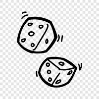 gambling, game, dice, craps icon svg