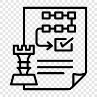 Spiel, Planung, Taktik, Strategie symbol