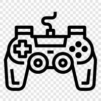 game controller, game pad, control, user interface icon svg