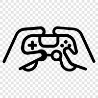 game controller, gaming, Xbox, PS4 icon svg