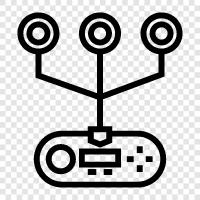 game controllers, gamepad, gaming, playstation controllers icon svg