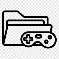 game, video games, arcade games, video game icon svg