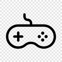 game, video games, pc games, console games icon svg