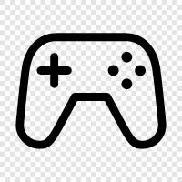 gamepad, control, input, gaming icon svg