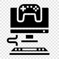 gamepad, joystick, buttons, game console icon svg