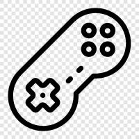 gamepad, controller, gaming, console icon svg