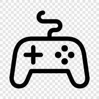 gamepad, oyun, kontrolörler, düğmeler ikon svg