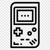 games, pokemon, color, console icon svg