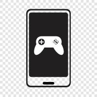 games, phone games, fun games, kids games icon svg