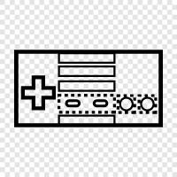 gaming, consoles, games, Wii icon svg