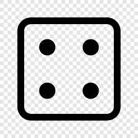 gaming, gambling, dice game, dice icon svg