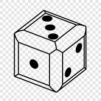 gaming, handicapping, probabilities, Dice icon svg