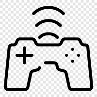 gaming console, PS4, Xbox One, Nintendo Switch icon svg