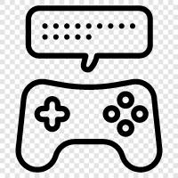 Gaming, Chat, GamingChat, VideospielChat symbol