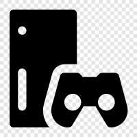 gaming, console, gaming system, video games icon svg