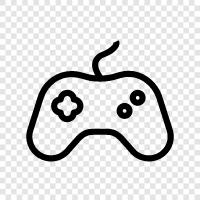 gaming, video games, computer, console gaming icon svg