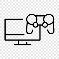 gaming, video game console, video game handheld, video game controller icon svg