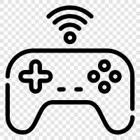 gaming, console, gamepad, control icon svg