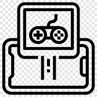 Gaming, Console, Gaming Console, Console Gaming icon svg