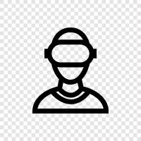 Gaming, Headsets, Immersive, Virtual Reality icon svg