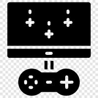 Gaming, Console, Gaming System, Video Game Console icon svg