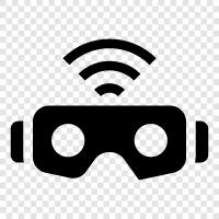 gaming, 360 degree, goggles, Virtual Reality icon svg