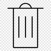 garbage, garbage disposal, trash can, recycling icon svg