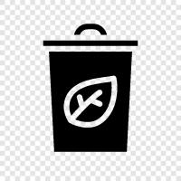 Garbage Can, Recycling Bin, Trash Can for Dogs, Trash icon svg