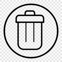 Garbage Can, Recycling Bin, Waste Bin, Trash Truck icon svg