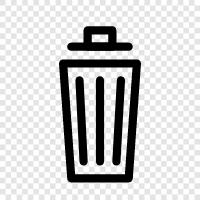 Garbage Can, Can, Trash, Recycling icon svg