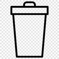 garbage can lid, garbage can liners, garbage can recycling, garbage can icon svg