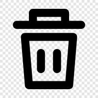 Garbage Can, Recycling Bin, Trash Can Recycling, Trash Can icon svg