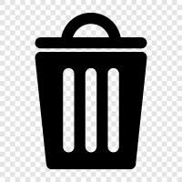 Garbage Can, Recycling Bin, Trash Can Stand, Trash Can icon svg