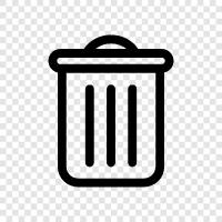 Garbage Can, Recycling Bin, Trash Can Lid, Trash icon svg