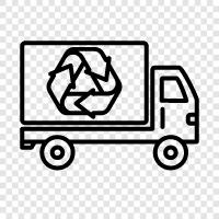 garbage collection, rubbish, garbage truck, garbage can icon svg